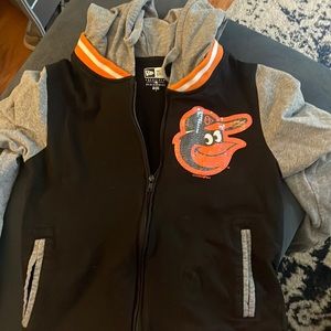 New Era Womens Zip Up Baltimore Orioles Jacket.